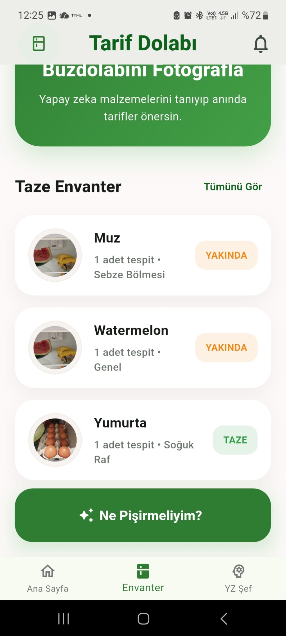 TÜBİTAK 2209-B: Tarif Dolabı